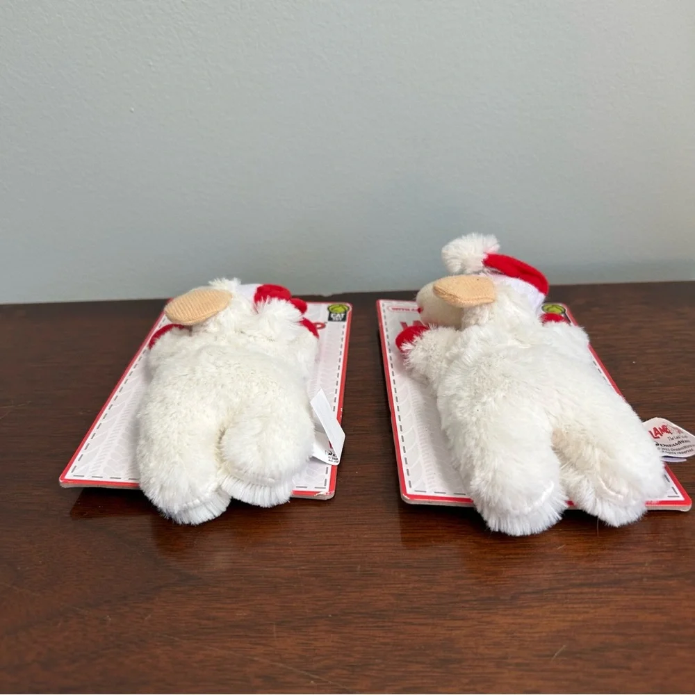 Lot of 2 Lambchop Plush Cat Toys NWT